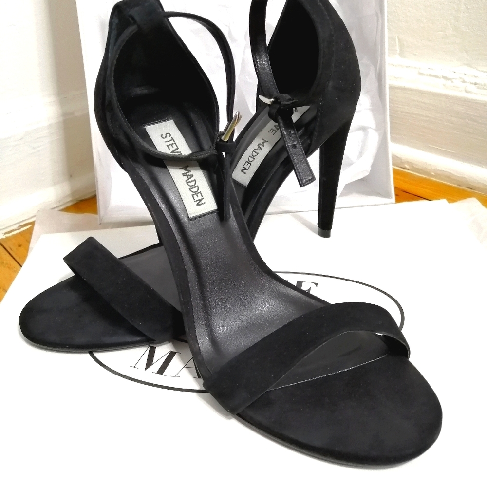 Steven Madden ANGELINA Nlack Nubuck US 7.5